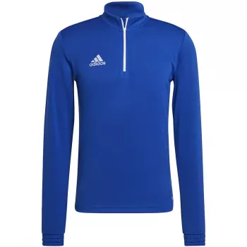 Tréninková mikina adidas Entrada 22 pánská Team Royal Blue/White na půlzip dlouhý rukáv HG6286 L