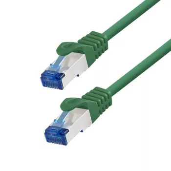 Patch kabel LogiLink Cat.6A S/FTP LSZH, CCA, 7,5 m, zelený, EconLine
