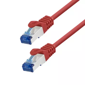Patch kabel LogiLink Cat.6A S/FTP LSZH, CCA, červený, 7,5 m, EconLine