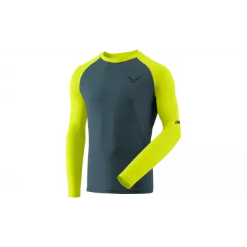 Salewa Dynafit Alpine Pro Long Sleeve Running Shirt Men's Ultra Yellow Size L