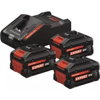 Bosch startovací sada 3x EXBA 18V 8.0Ah baterie s nabíječkou EXAL 18V-160 (0615V0005R)