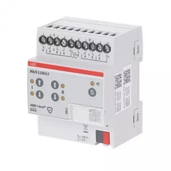 ABB JRA/S2.230.5.2 KNX roletový/žaluziový aktor, 2kanálový, 230 V AC, 5 A, DIN lišta