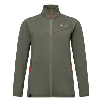 Fleeceová bunda s plným zipem Salewa Puez Cammino Sweater PL dámská S - Polarlite