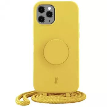 Just Elegance PopGrip pouzdro pro iPhone 11 Pro – žlutá zaječí tlapka