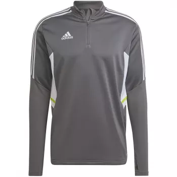 Tréninková mikina adidas Condivo 22 pánská 1/2 zip Grey Two/White HD2312