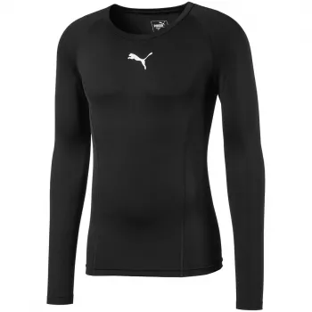 Kompresní tričko s dlouhým rukávem Puma Liga Baselayer Tee LS pánské černé 655920 03 S