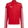 Tréninková mikina adidas Tiro 23 League dětská červená HS3489 140 cm