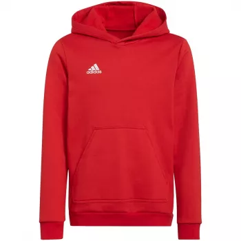 Dětská mikina s kapucí adidas Entrada 22 červená 116