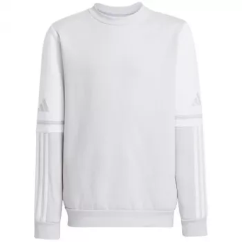 Mikina adidas Squadra 25 Sweat Crew dětská šedá JD4824 152 cm
