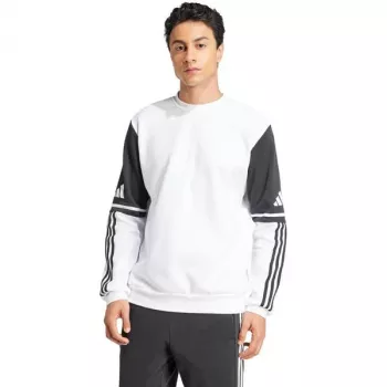 Mikina adidas Squadra 25 Sweat Crew pánská bílá/černá velikost M