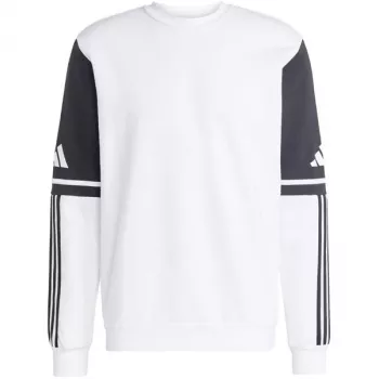 Mikina adidas Squadra 25 Sweat Crew pánská bílá/černá velikost M
