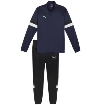 PUMA Team Rise pánská tréninková bunda na zip, Peacoat/Puma Black, velikost L