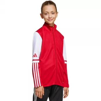 Dětská tréninková bunda adidas Squadra 25 červená JD4797 152cm