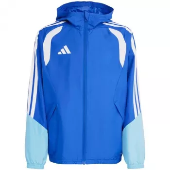 Juniorská all-weather bunda adidas Tiro 26 Competition Team Navy Blue 2/bílá 140cm