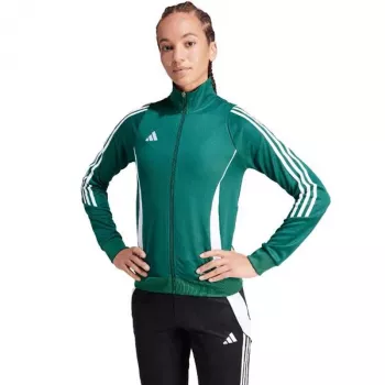 Dámský tréninkový top adidas Tiro 24 na čtvrt zip Team Green 2XL