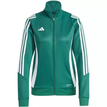 Dámský tréninkový top adidas Tiro 24 na čtvrt zip Team Green 2XL