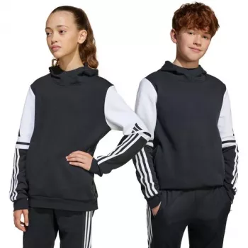 Mikina s kapucí adidas Squadra 25 dětská černá 152 cm
