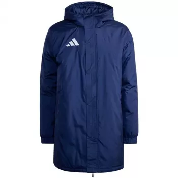 Stadionová bunda adidas Entrada 26 pánská tmavě modrá z recyklovaného polyesteru na zip s kapucí L
