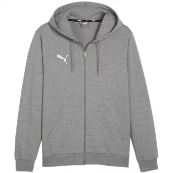 Mikina s kapucí PUMA Team Goal Casuals šedá