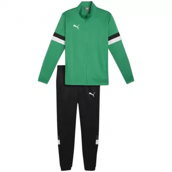 Pánská tréninková souprava PUMA Team Rise v pepřově zelené a Puma Black, velikost S