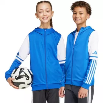 Mikina s kapucí Squadra 25 Hoody adidas pro děti Team Royal Blue/bílá JD4802 164 cm