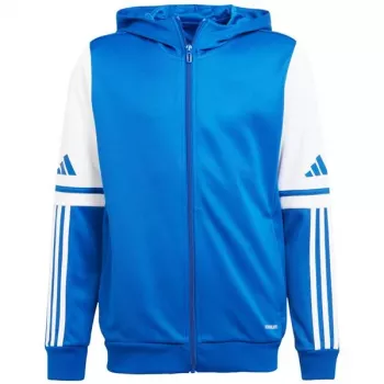 Mikina s kapucí Squadra 25 Hoody adidas pro děti Team Royal Blue/bílá JD4802 164 cm