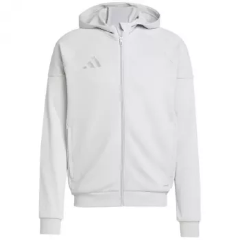Mikina s kapucí na zip adidas Tiro 25 pánská šedá 2XL