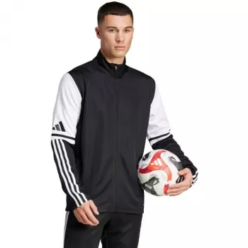 Pánský tréninkový top adidas Squadra 25, 1/4 zip, černý/bílý, 2XL