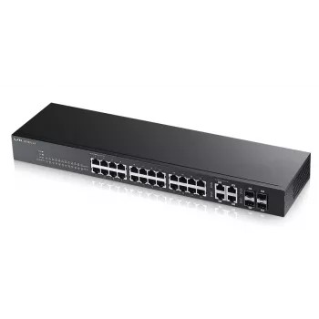 ZyXEL GS1920-24 24portový Gigabit Smart Managed switch se 4 SFP, NebulaFlex Cloud Management