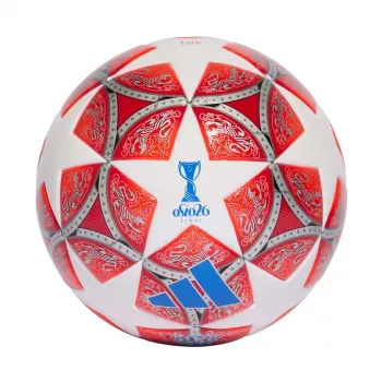 adidas dámský UCL 25/26 Final League fotbal velikost 4 bílý/červený JW1326