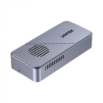 UNITEK USB4 M.2 NVMe SSD box s aktivním chlazením, 80Gbps, bez nářadí, hliník, USB-C