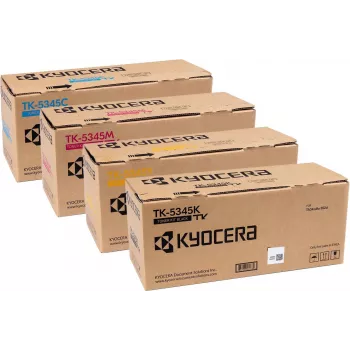Kyocera originální sada tonerů TK-5345 4pack černý azurový purpurový žlutý High Yield pro ECOSYS M5526cdw/P5026cdw