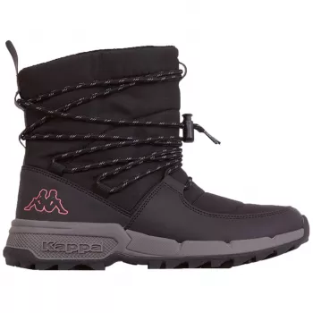 Kappa Numar Women's Casual Sneakers Black EU 38 - Synthetic & Textile Lace-Up