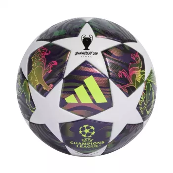 adidas UCL 25/26 Final League fotbalový míč velikost 5 fialová/bílá JX9095