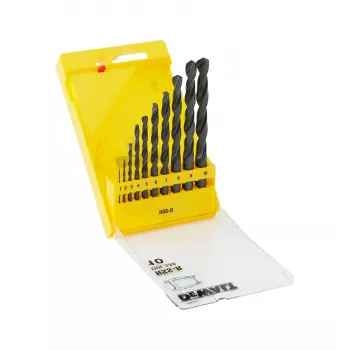 Sada vrtáků do kovu DEWALT DT5911-QZ HSS-R černěné, 10 ks