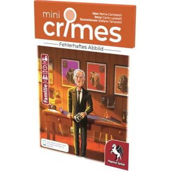 PEGASUS MiniCrimes - Flawed Image – kooperativní puzzle hra, 1–2 hráči, od 10 let