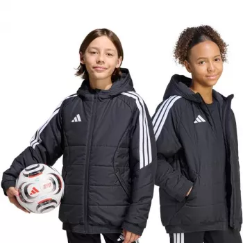 Dětská zimní fotbalová bunda adidas Tiro 26 černá KA5319 164 cm