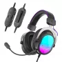 FIFINE H16 7.1 Surround Sound RGB herní headset – černý