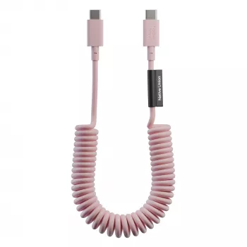 Propojovací kabel Native Union Pop Cable USB-C na USB-C 1,2 m 60W opletený - Candy