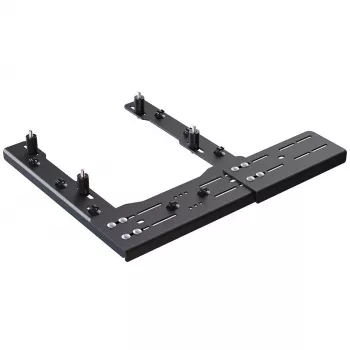 VIRPIL Controls prodlužovací deska držáku na židli, 140mm - černá