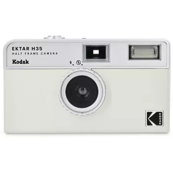 Filmový fotoaparát na poloviční formát Kodak Ektar H35 35mm – bílý/šedý