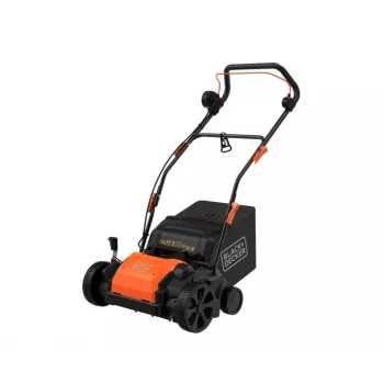 BLACK+DECKER 1200W elektrický vertikutátor a provzdušňovač 32cm BEOEP320 se sběrným košem 35L