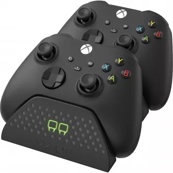 Venom Twin Docking Station pro Xbox Series X|S a Xbox One - nabíjecí stanice pro dva ovladače se 2x NiMH 850 mAh akumulátory - LED indikátory - černá