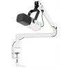FIFINE TAM8W Dynamic XLR/USB Podcast Microphone with Boom Arm, White