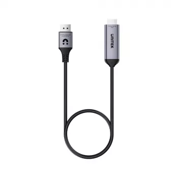 UNITEK DisplayPort 1.4 na HDMI 2.1 aktivní kabel 8K@60Hz HDR DSC 1,8m