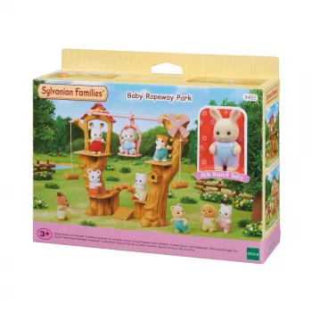 Sada na hraní Sylvanian Families Baby lanovka s figurkou opičky