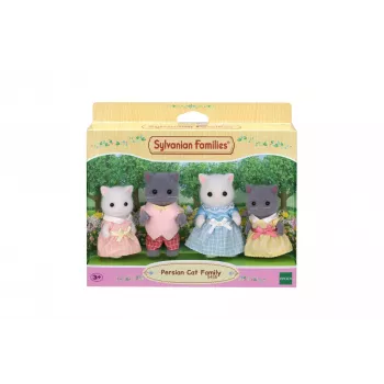 EPOCH Sylvanian Families Persian Cat Family Collectible Figure Set