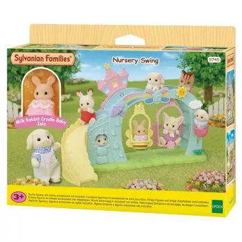 EPOCH Sylvanian Families Adventure Kindergarten houpačka s figurkou