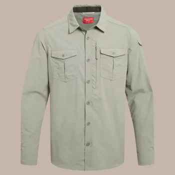 Cestovní košile Craghoppers NosiLife Adventure LS Shirt III, Bay Leaf, M