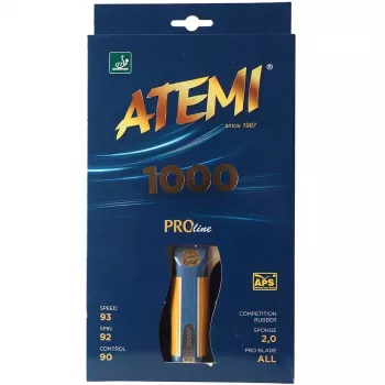 Anatomická pálka na stolní tenis ATEMI R2621 1000 Pro